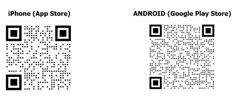 QR-Codes für die App Stores QR-Codes für die App Stores