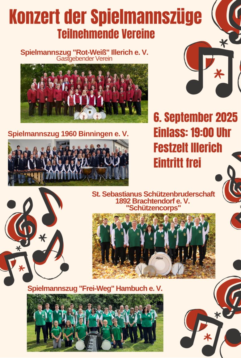 Plakat zum Konzert Plakat zum Konzert